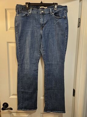 Levi Strauss Women’s Boot Cut Jeans - Blue Denim Size 18